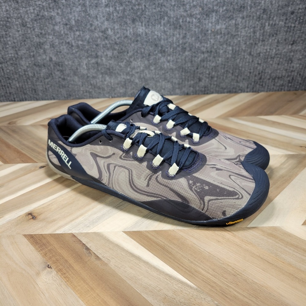 Merrell Vapor Glove 4 Men Size 11 Minimalist Trail Running Shoes GrayVibram